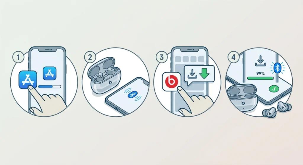 Update Beats Firmware via the Beats App