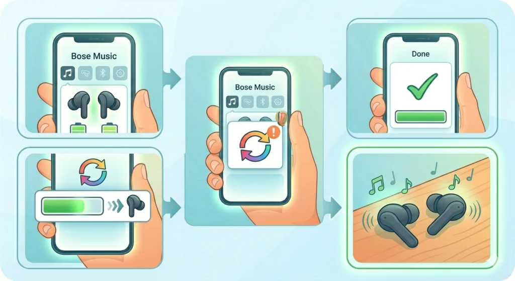 Update Firmware Through the Bose Music App