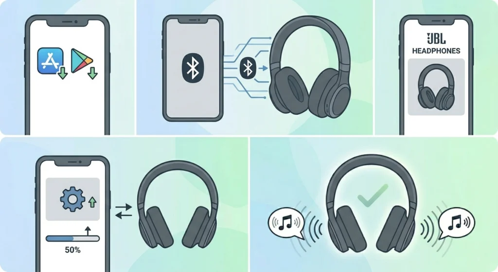 Update Firmware via the JBL Headphones App