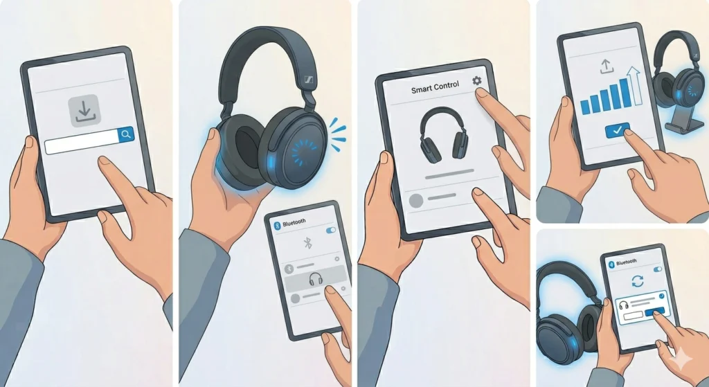 Update Sennheiser Momentum 4 Firmware