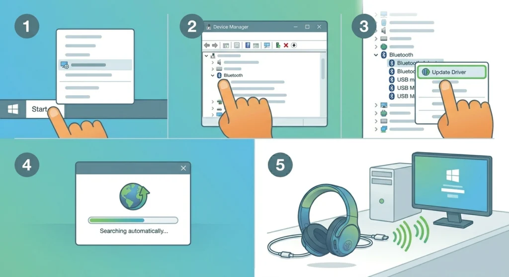 Update the Device’s Bluetooth Driver (Windows)
