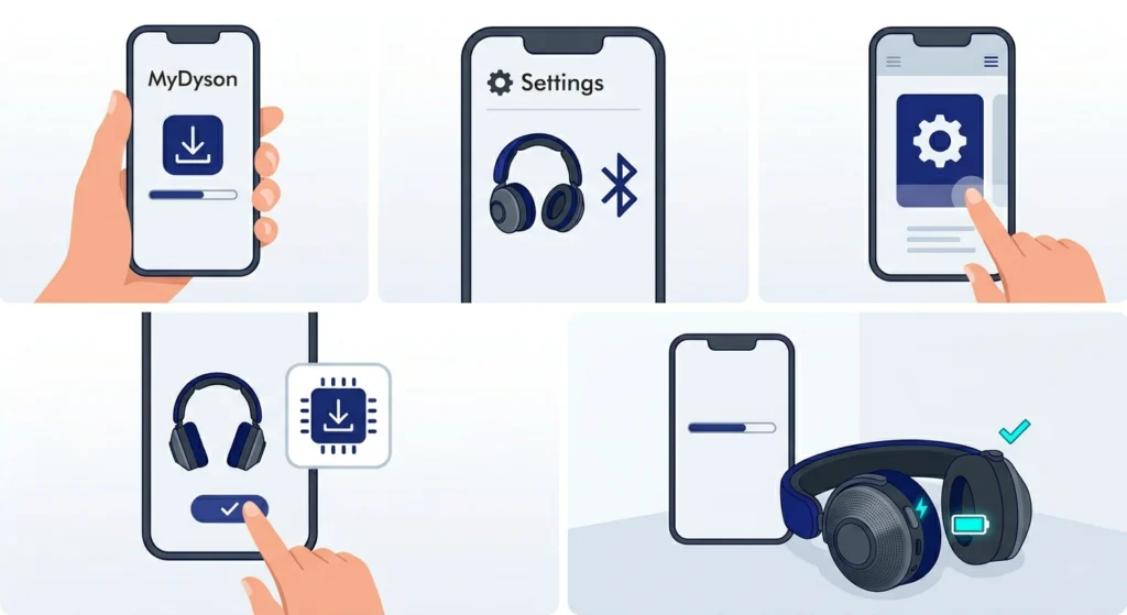 Update the Dyson Zone Firmware