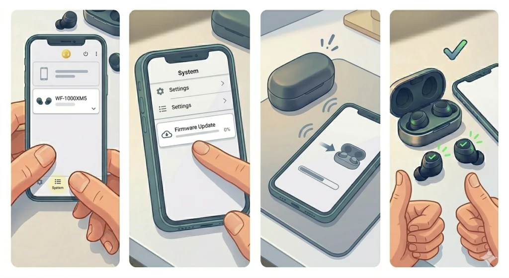 Update the Firmware on the WF-1000XM5