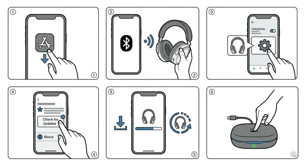 Update the Firmware via Sennheiser Smart Control App