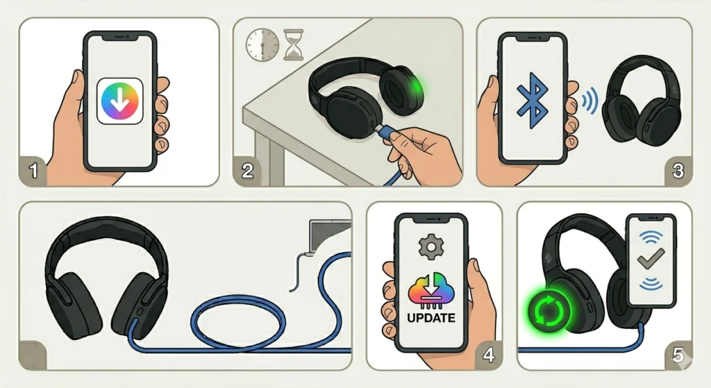 Update the Firmware via the Skullcandy App