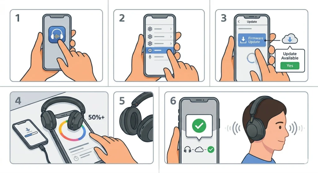 Update the Headphone Firmware
