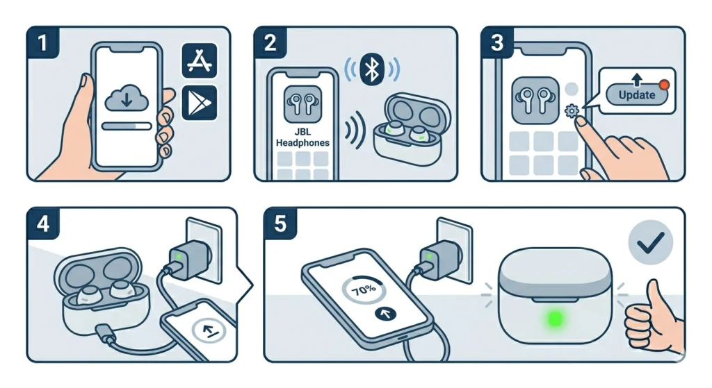 Update the JBL Live Pro 2 TWS Firmware