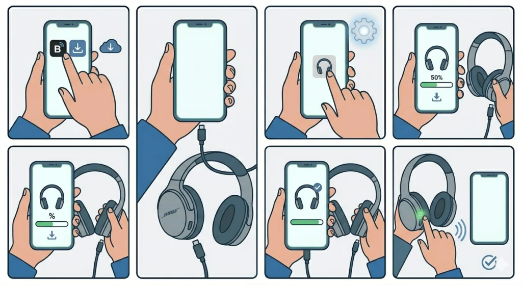 Update the QC45 Firmware via the Bose Music App
