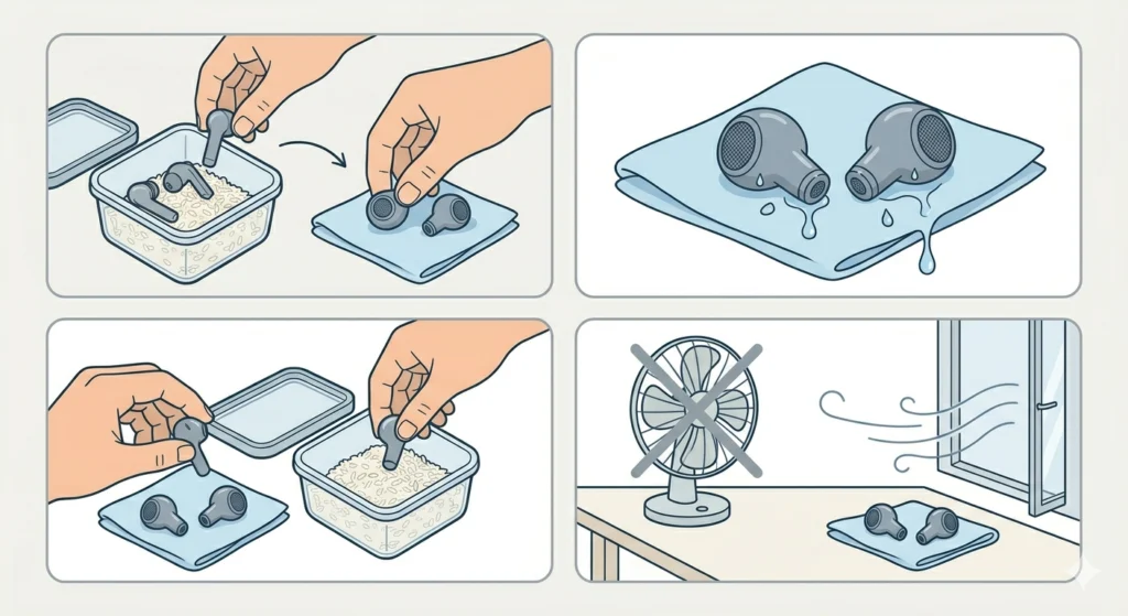 Allow Open-Air Drying as a Supplement