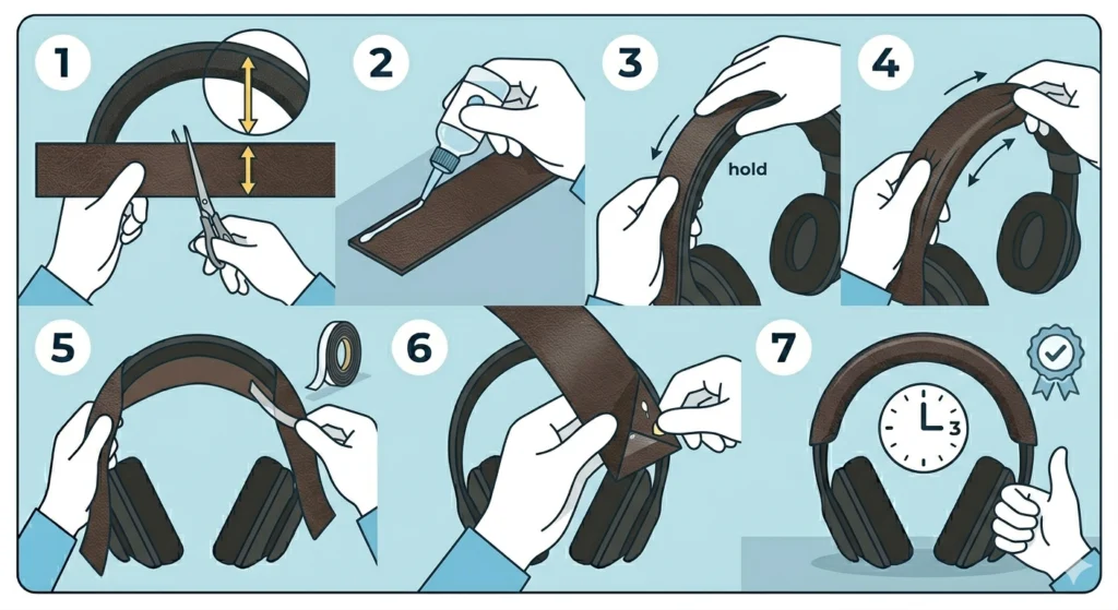 Apply a Faux Leather or Fabric Covering