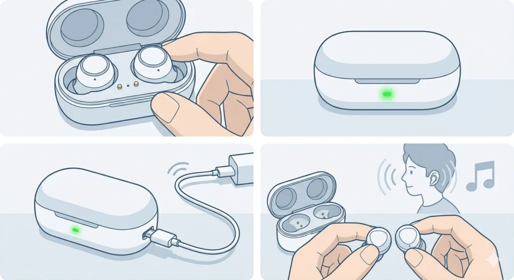 Charge Both Earbuds Fully