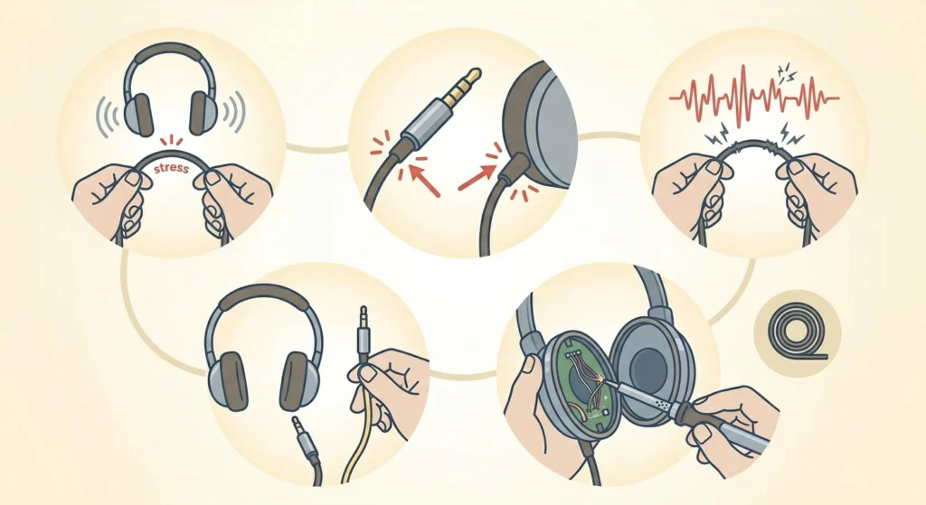 Check and Replace the Headphone Cable