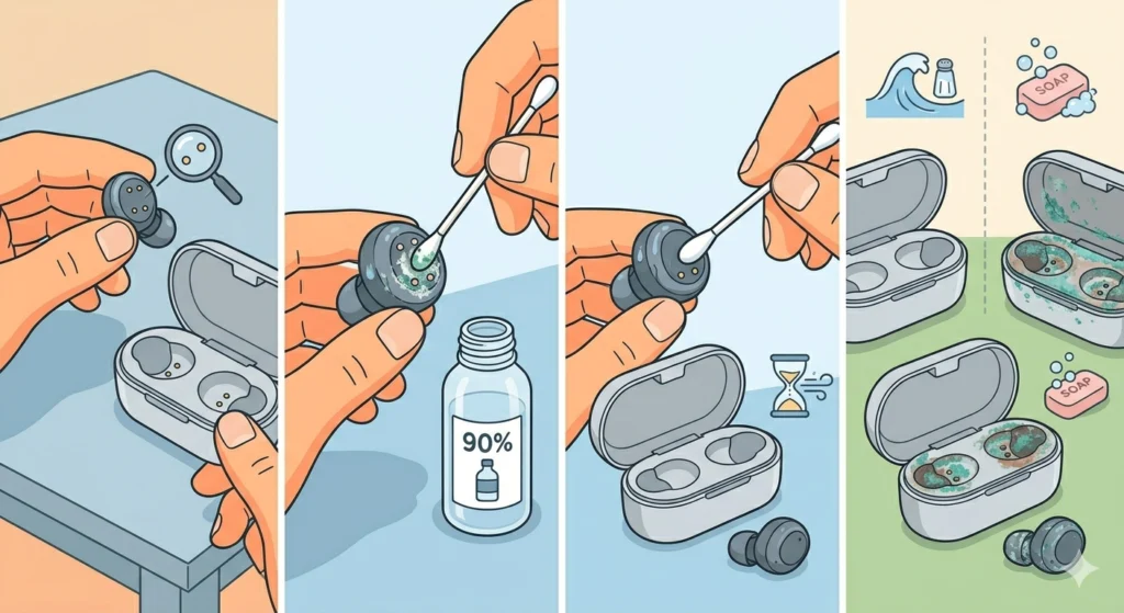 Clean the Charging Contacts and Ports