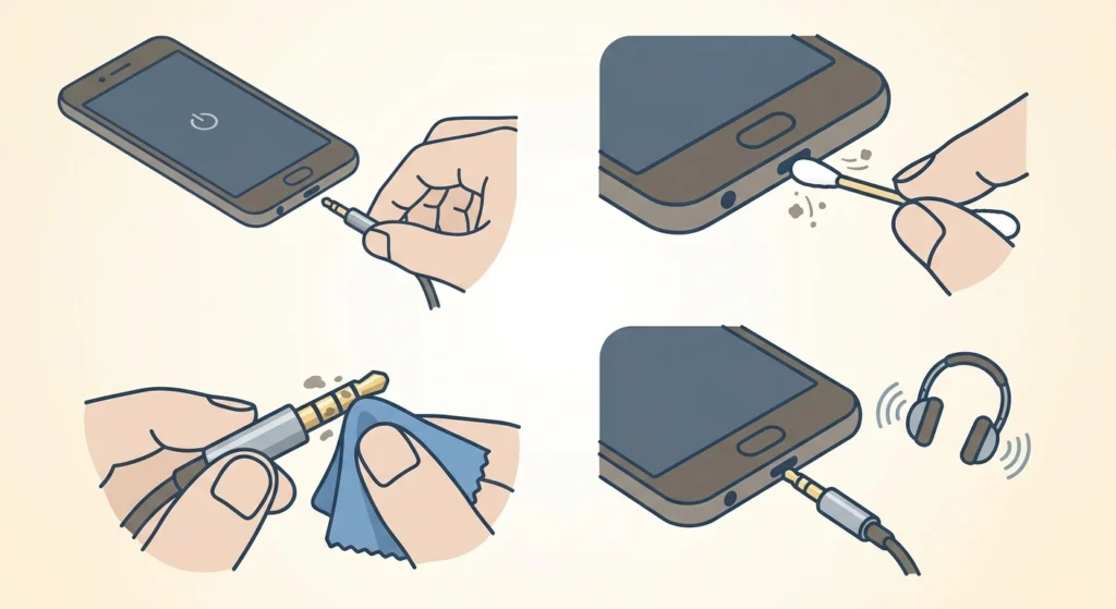 Clean the Headphone Jack and Plug