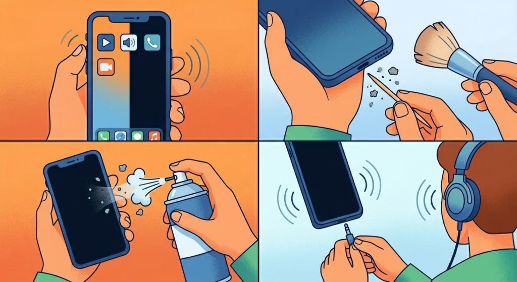 Clean the Headphone Jack or Port