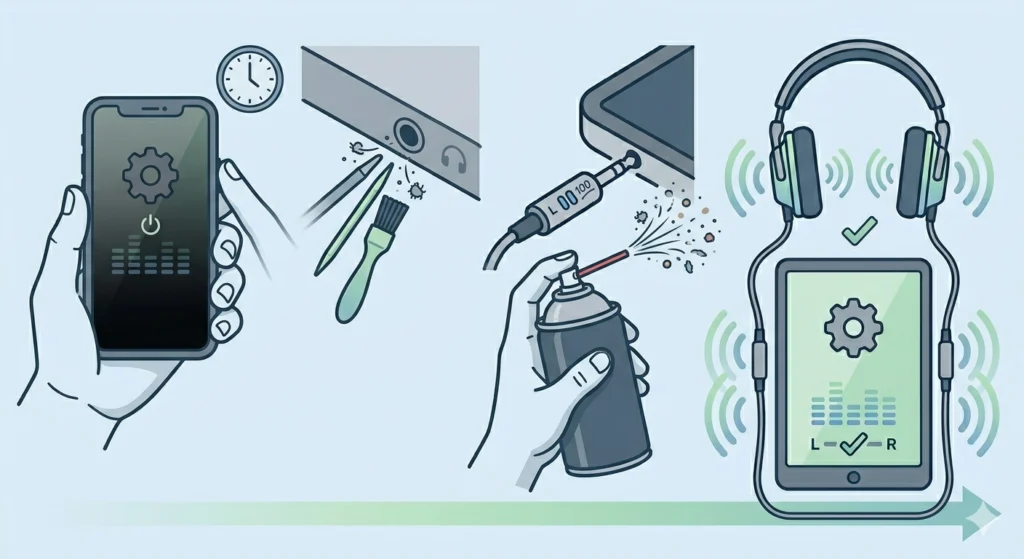 Clean the Headphone Jack or Port