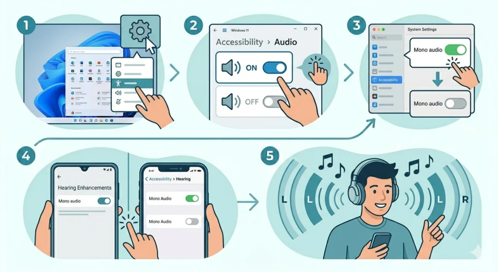Disable Mono Audio Mode