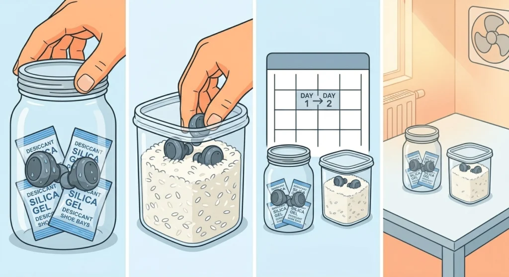 Dry the Earbuds Properly