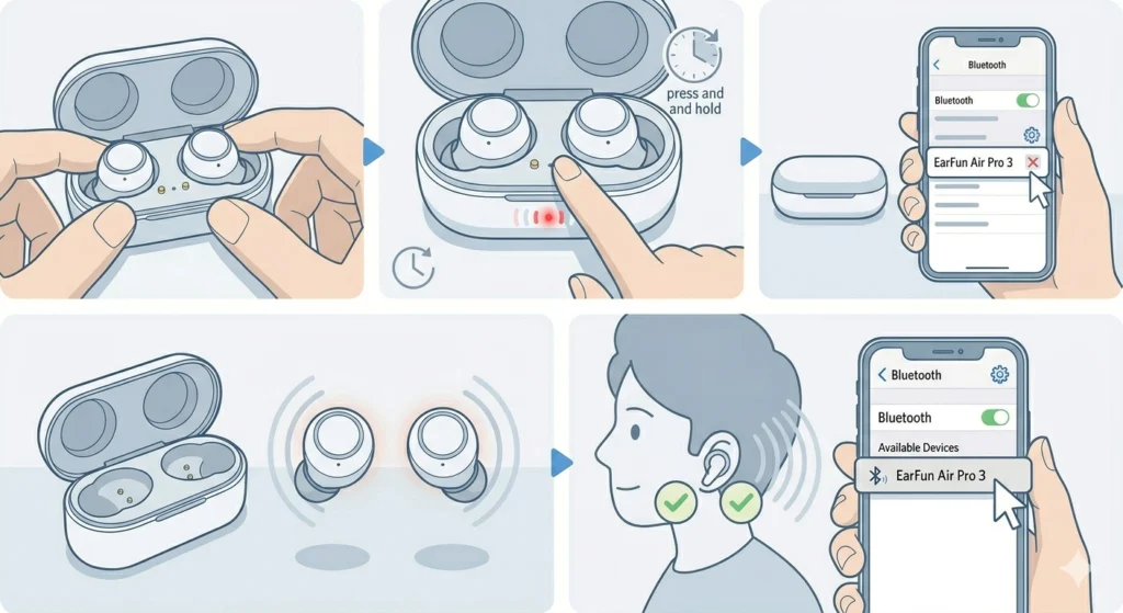 Factory Reset the EarFun Air Pro 3