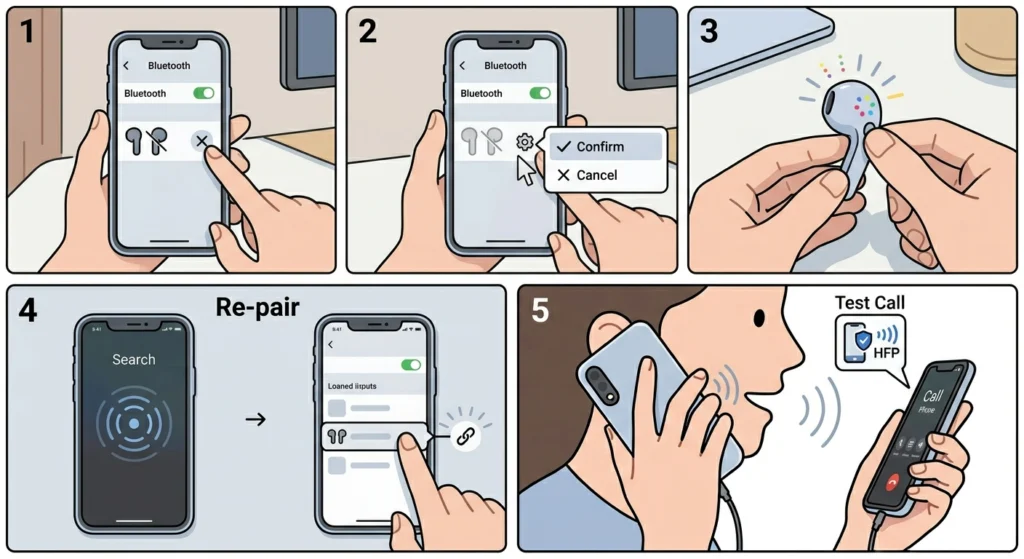 Fix Bluetooth Earbud Mic Not Working on Calls