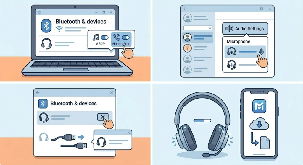 Fix Bluetooth Headset Microphone Issues