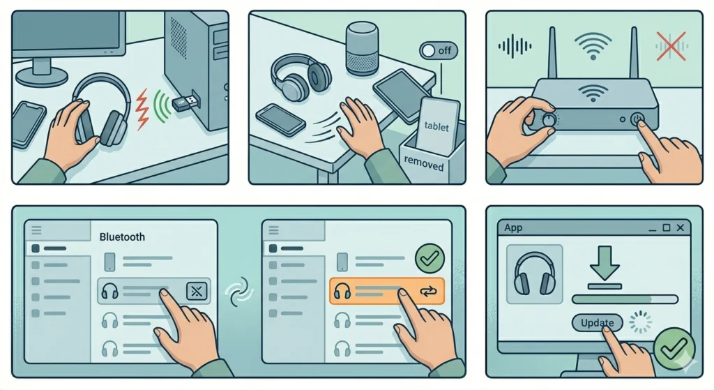 Fix Bluetooth Interference for Wireless Headphones