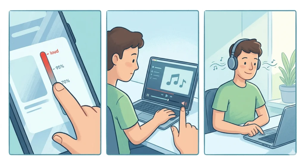 Lower the Volume Level