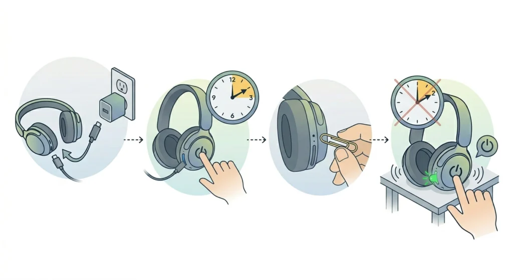 Perform a Hard Reset on the Wyze Headphones