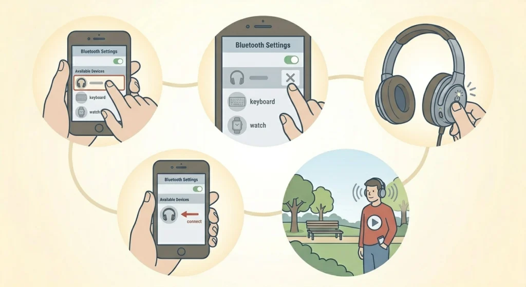 Re-Pair the Bluetooth Connection
