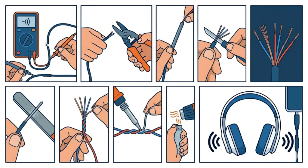 Repair a Frayed or Cut Wire in the Middle