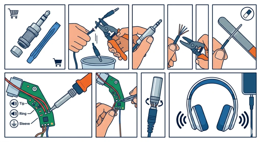 Replace a Damaged 3.5mm Headphone Jack