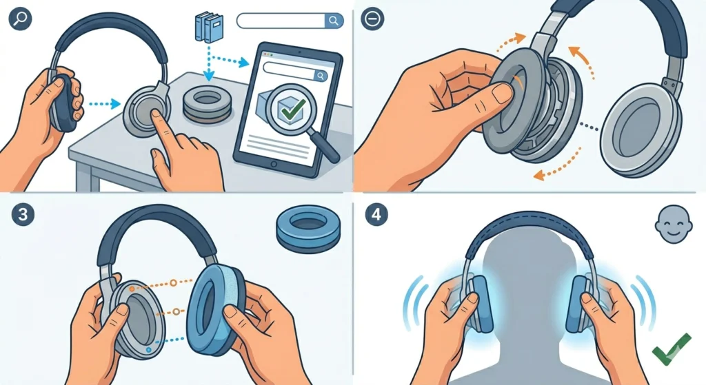 Replace or Upgrade the Ear Cushions