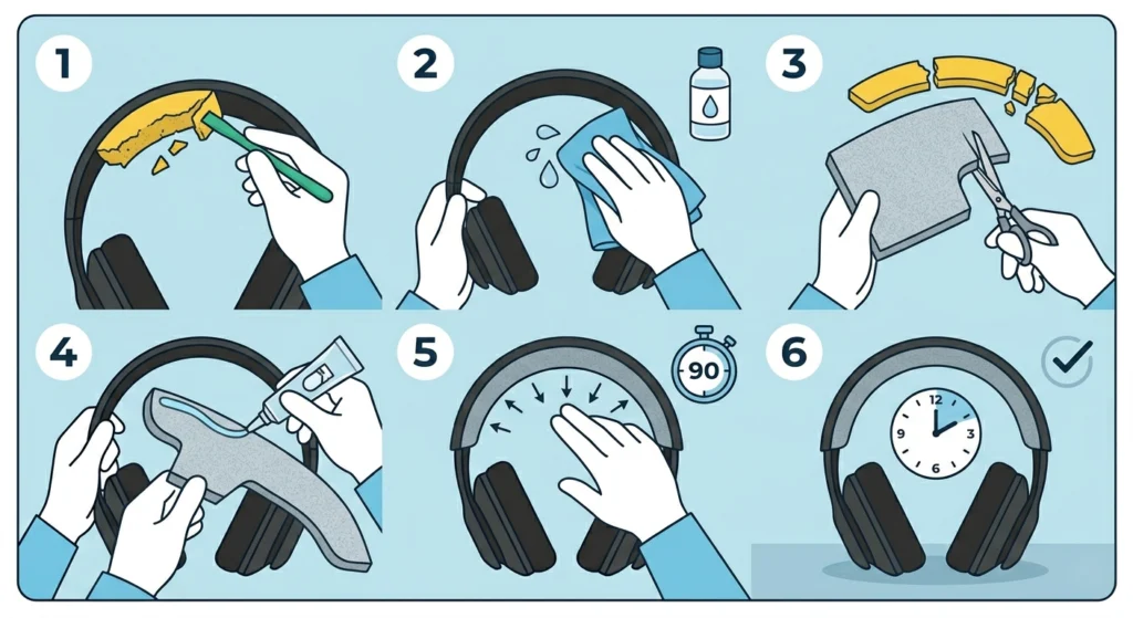 Replace the Foam Padding with New Material
