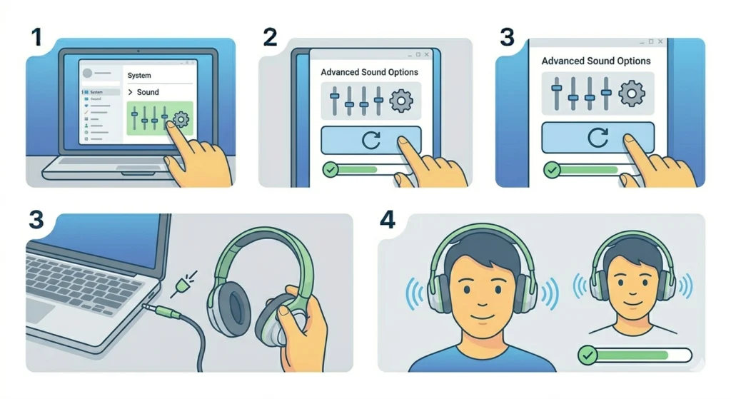 Reset Audio Settings on the Device