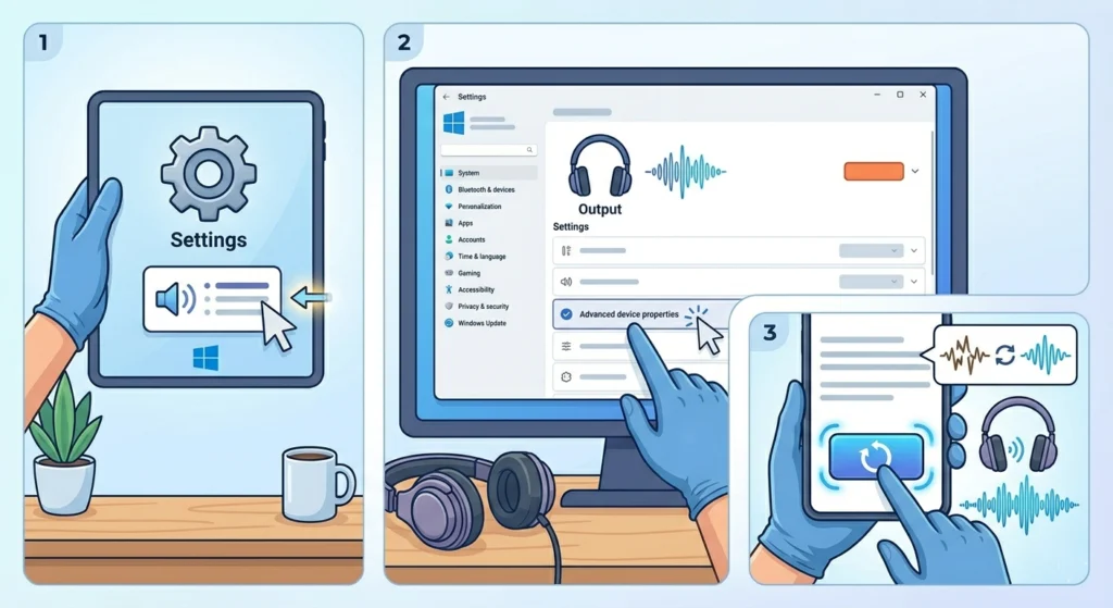 Reset Audio Settings to Default