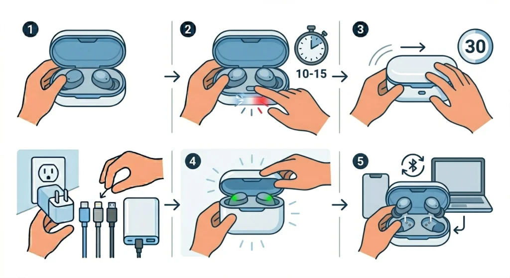 Reset the Earbuds