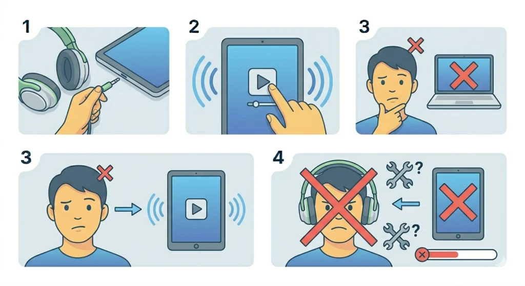 Test the Headphones on Another Device