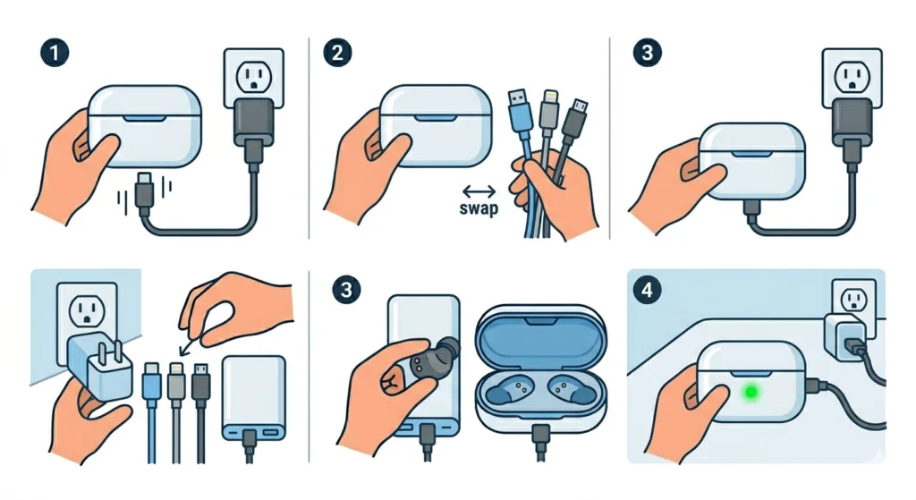 Try a Different Cable and Power Source