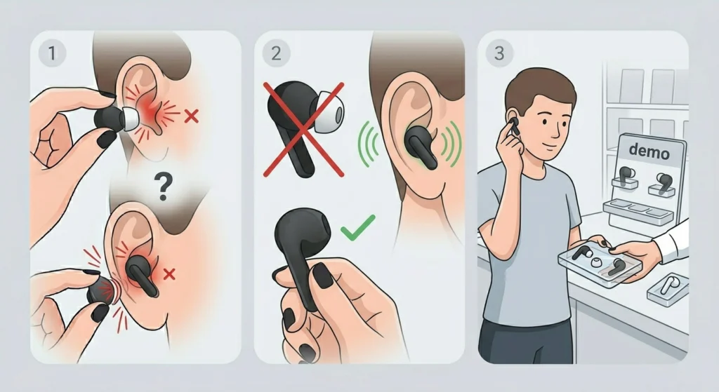 Try a Different Earbud Style