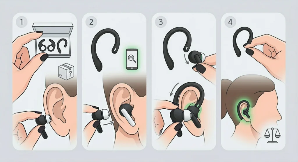 Use Over-Ear Hooks or Wings for Stability