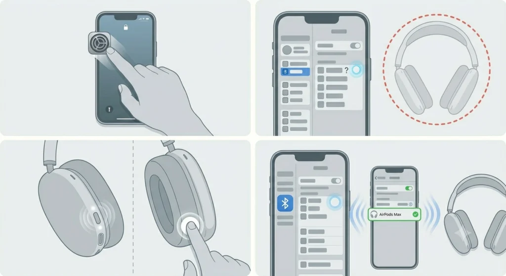 AirPods Max Not Appearing in the Bluetooth List