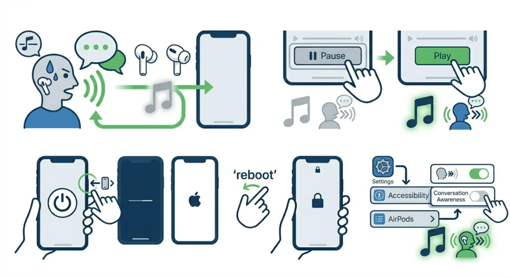Audio Does Not Return After the Conversation
