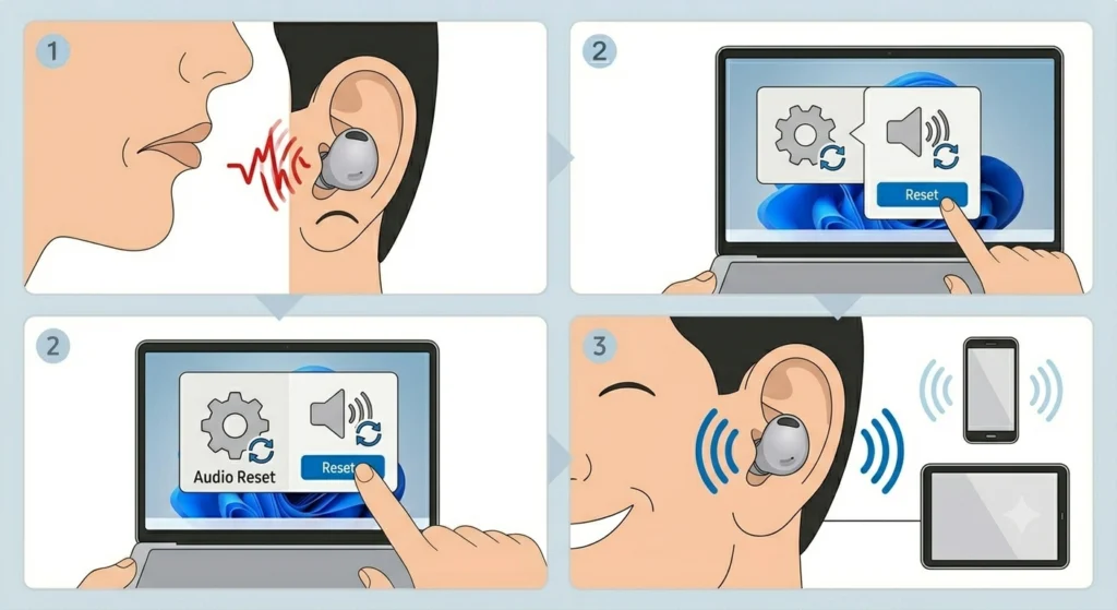 Audio Sounds Distorted or Cuts Out Right After Pairing