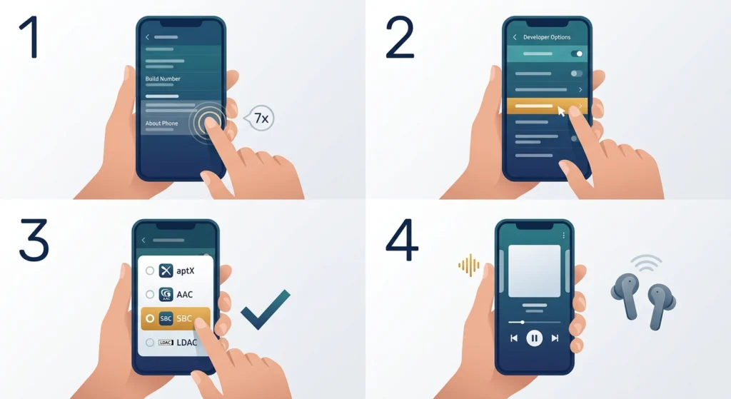 Change the Bluetooth Audio Codec