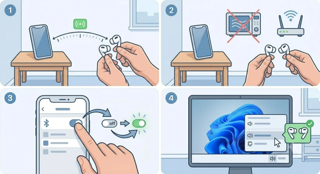 Check for Interference and Distance Issues