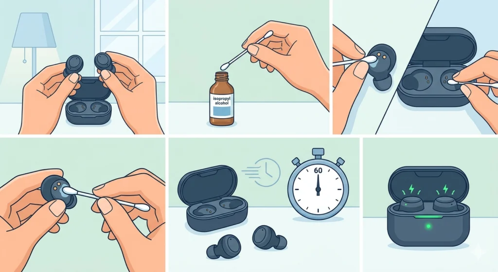 Clean the Charging Contacts
