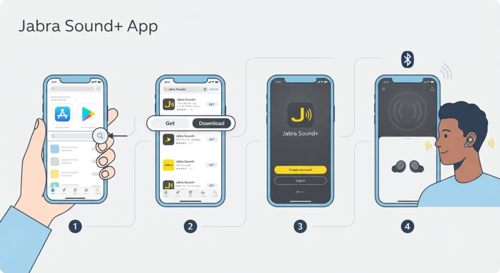 Download and Set Up the Jabra Sound+ App