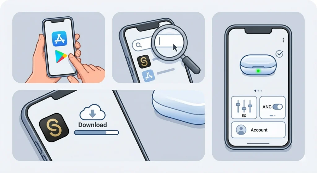 Download the Sony Headphones Connect App