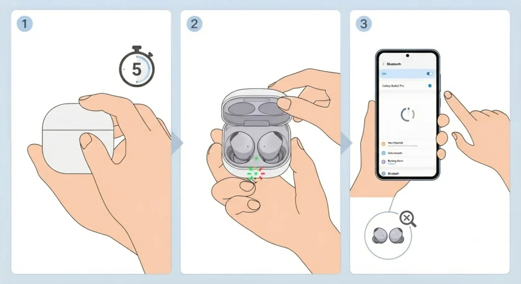 Earbuds Do Not Appear in the Bluetooth List