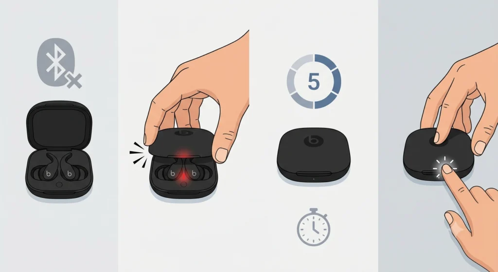 Earbuds Not Showing Up in Bluetooth List